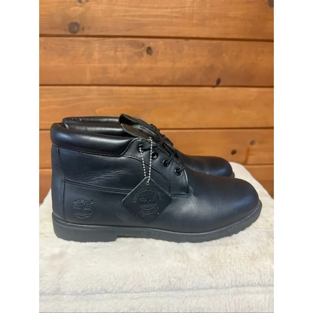 Timberland Men's 1973 Newman Waterproof Chukka Boots black leather Sz 10.5